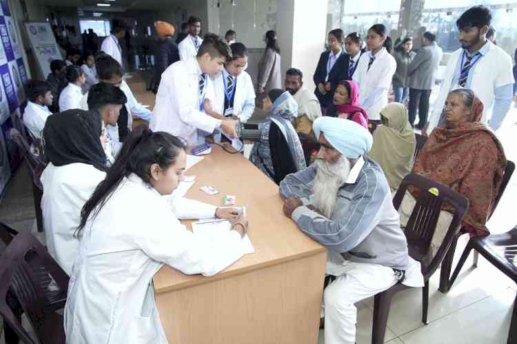 CT University organised Free Mega Health Checkup Camp