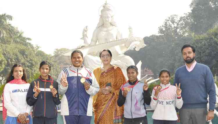 KMV’s athletic team performs brilliantly in 52nd Annual Athletic Meet organised by GNDU