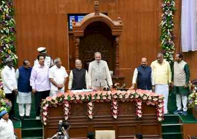 Amid row, ruling BJP unveils Veer Savarkar's photo in K'taka Assembly