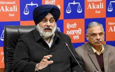 Punjab descending into state of civil war: Sukhbir Badal