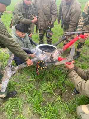 BSF foils Pakistan drone bid to smuggle drugs, arms into Punjab