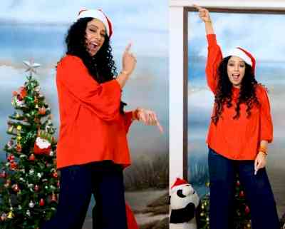 Rupali Ganguly spreads Xmas cheer with her dance moves