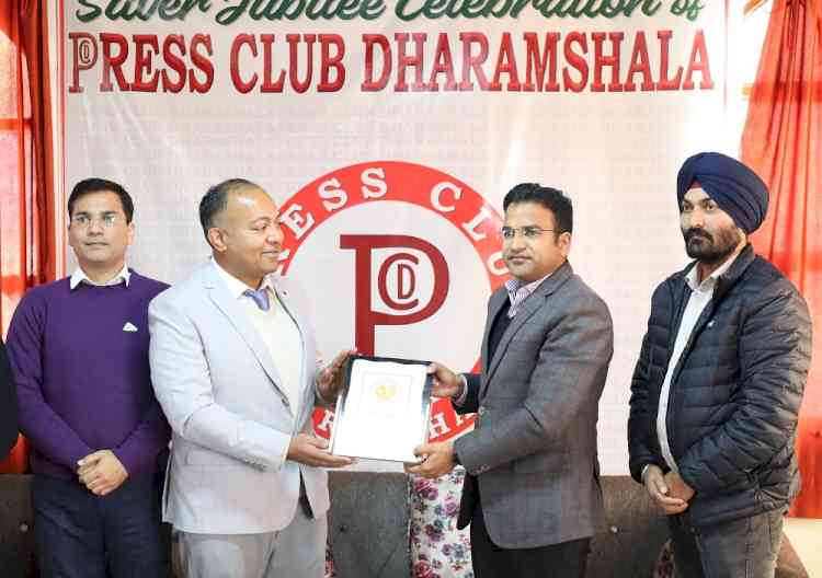 Press Club Dharamshala celebrated Silver Jubilee of its existence