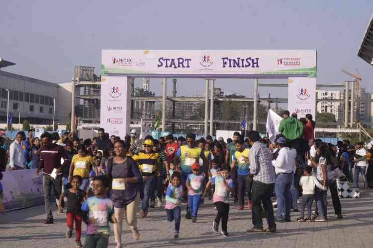 1200 kids ran in Hitex Hyderabad Kids Run