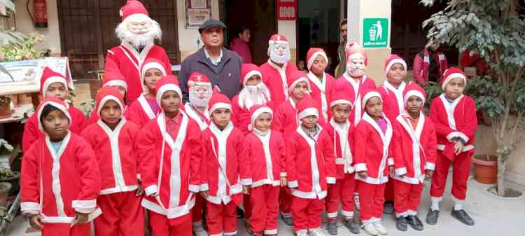 Christmas celebrated in Maharishi Dayanand Public School