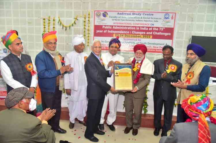 NEPASI confers Lifetime Achievement Award upon Prof BS Ghuman