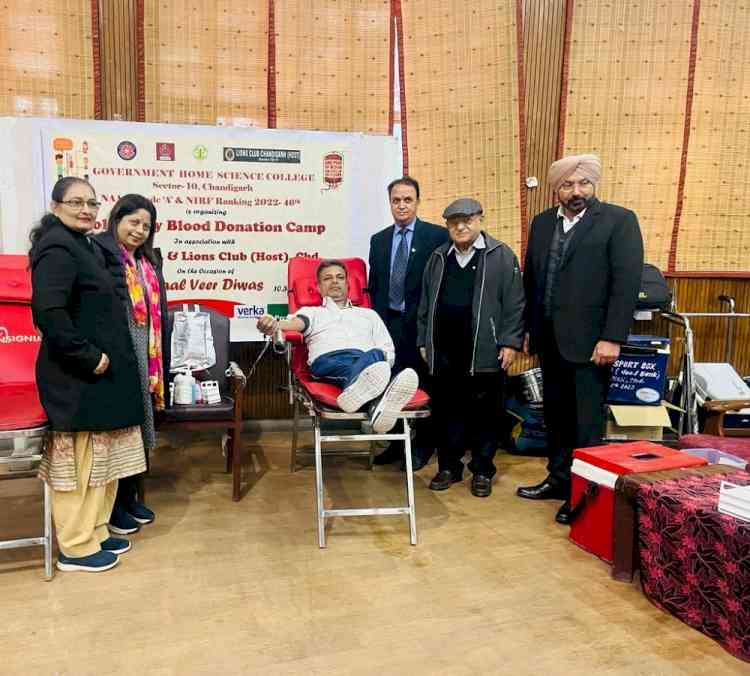 GHSC-10 organises Voluntary Blood Donation Camp