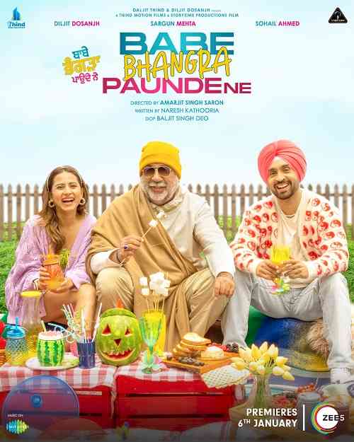 ZEE5 announces the World Digital Premiere of ‘Babe Bhangra Paunde Ne’ Starring Diljit Dosanjh and Sargun Mehta!