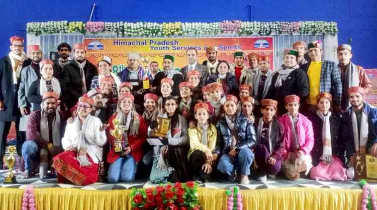 District Bilaspur won folk dance and District Sirmaur won one act play competition in state level youth festival