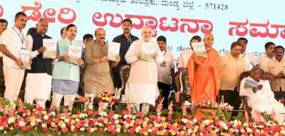 Support BJP to strengthen India: Amit Shah appeals in K'taka
