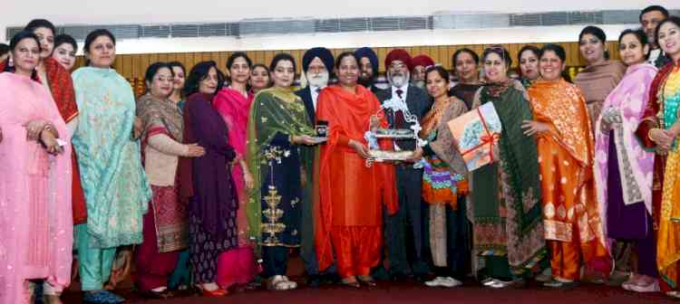 Ramgarhia Girls College accords farewell to Principal Dr. Rajeshwarpal Kaur