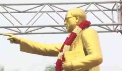 TN Police launch probe into desecrated Ambedkar statue