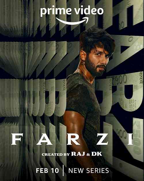 Prime Video to Premiere the Much-Awaited Crime Thriller, Raj & DK’s Farzi, Starring Shahid Kapoor and Vijay Sethupathi, on 10 February