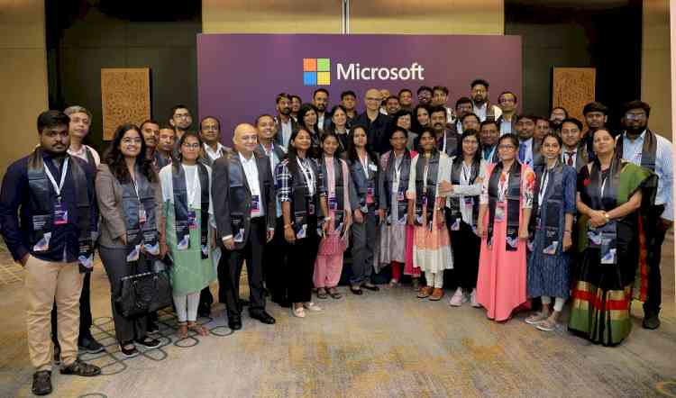 Microsoft Chairman and CEO Satya Nadella addresses developers and technology leaders in Bengaluru  