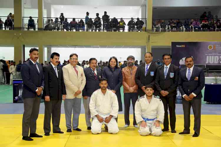 LPU lifted All India Inter University Judo (Men) Championship 2022-23 Trophy