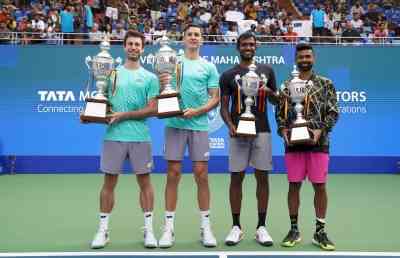 Tata Open Maharashtra: Balaji/Jeevan fall short as Belgian pair wins doubles title