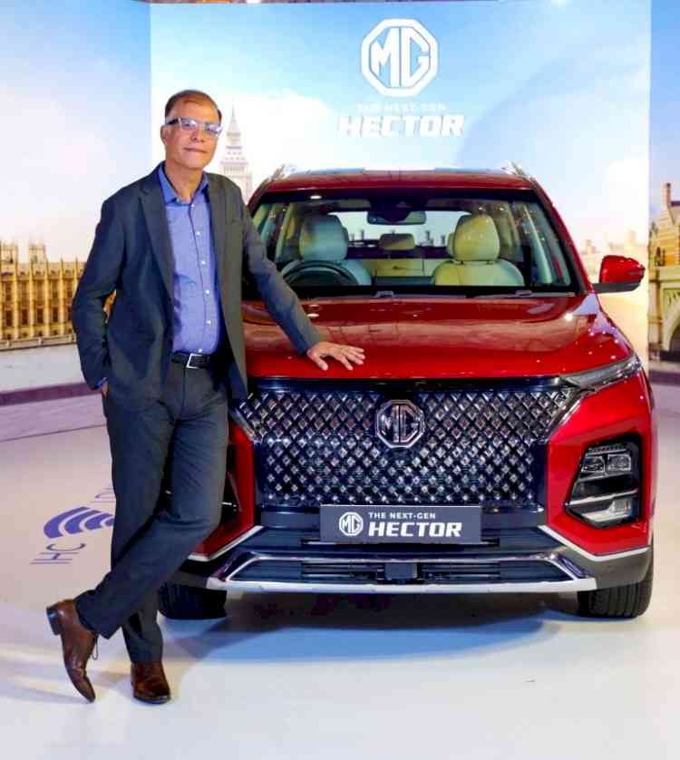 MG Motor India unveils Next-Gen Hector with Autonomous Level 2 (ADAS) Technology