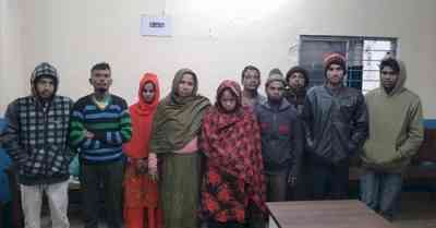 Nine illegal Bangladeshi immigrants arrested near Howrah station