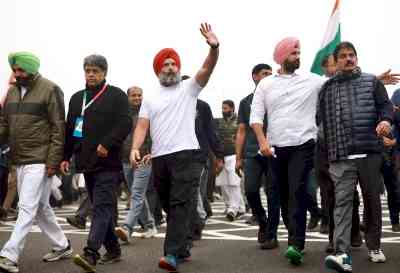 Manish Tewari joins Rahul's Bharat Jodo Yatra in Punjab