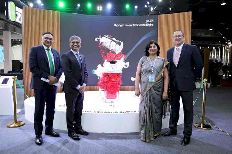 Cummins Group in India unveils Commercial Vehicle Industry’s first fuel agnostic platform and its diversified range of Hydrogen Technologies power solutions at Auto Expo 2023