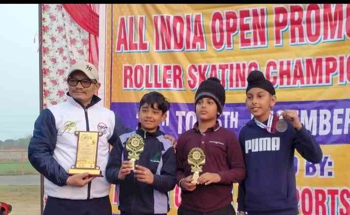 CT World School wins Bronze medal in Roller Skating Championship