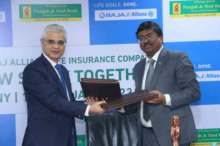 Bajaj Allianz Life Insurance and Punjab & Sind Bank enter strategic partnership