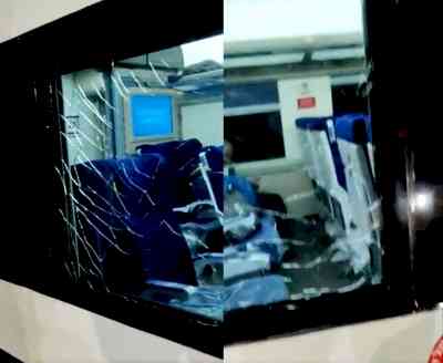 Three held for vandalising Vande Bharat train in Vizag