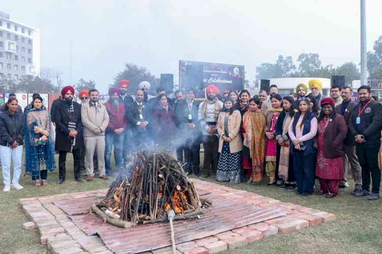 CT University celebrates Lohri with great fervour