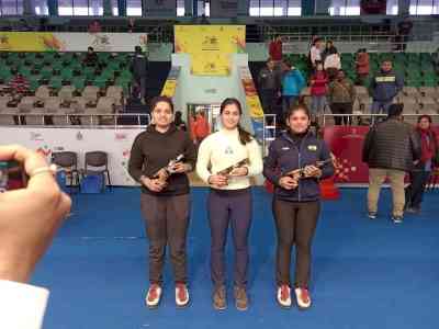 Manu Bhaker does a double in National Shooting Trials