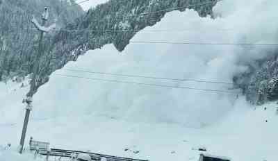 Avalanche damages workshop in J&K's Sonamarg hill station