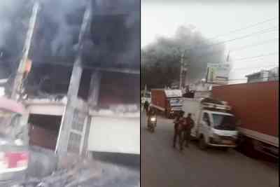 Another fire in Delhi building where 27 burnt alive last year