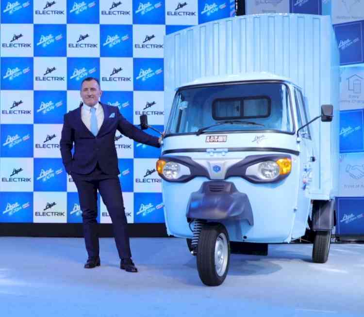 Piaggio Vehicles solidifies its 3-Wheeler EV leadership positioning in India as it delivers more than 10,000 3-Wheeler EV in CY 2022