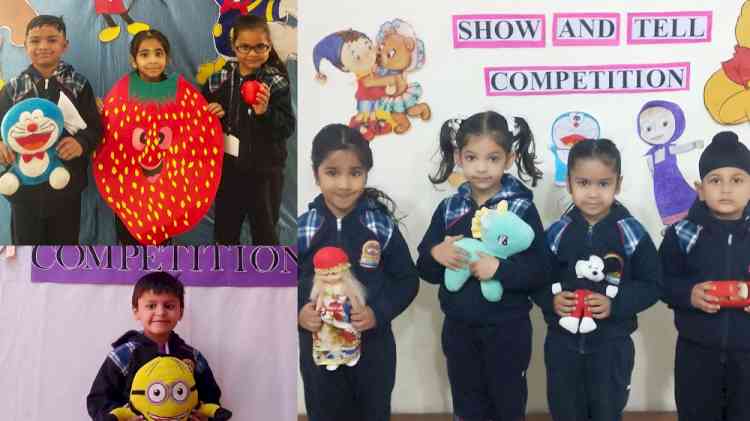 Tiny Tots of Innocent Hearts showcased their talent in `Show and Tell’ competition