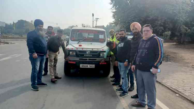 Panchkula Traffic Police, in collaboration with The Road Safety Organization (RSO) launched an awareness drive