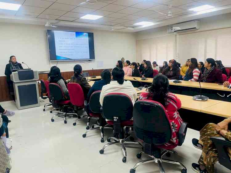 Expert Talk on Role of G-20 in Engaging Young Minds organized at Home Science College