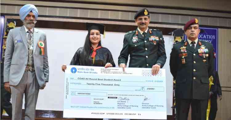 Army College of Nursing organised convocation ceremony