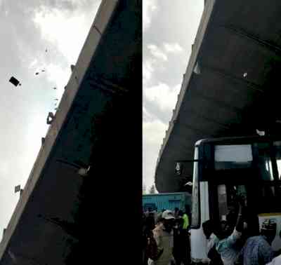 Man showers money from flyover in B'luru, video goes viral