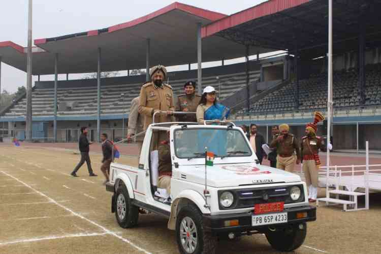 DC inspects full dress rehearsal of 74th Republic Day Function