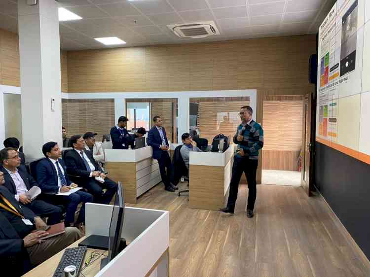 Microsoft Team Delegates visited Road Construction Department Control and Command Centre