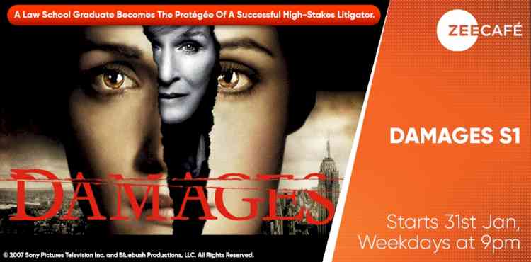 Zee Café is all set to telecast the Legal Thriller, Damages for the viewers