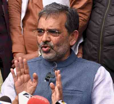 Upendra Kushwaha says stones pelted on his convoy in Bhojpur