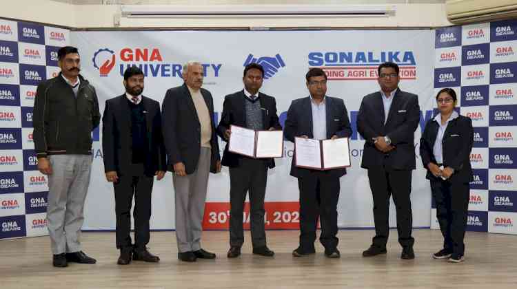 MOU between GNA University and International Tractors Limited (ITL), Sonalika