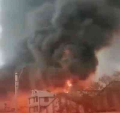 Major fire in Hyderabad warehouse