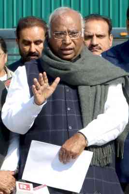 Kharge gives suspension notice over Adani issue