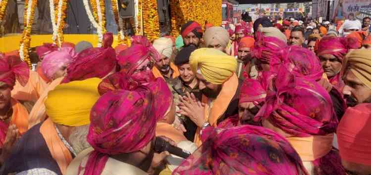 CP Ludhiana leads Ravidas Shobha Yatra with a message to imbibe legendary Guru's teachings of amity and brotherhood 