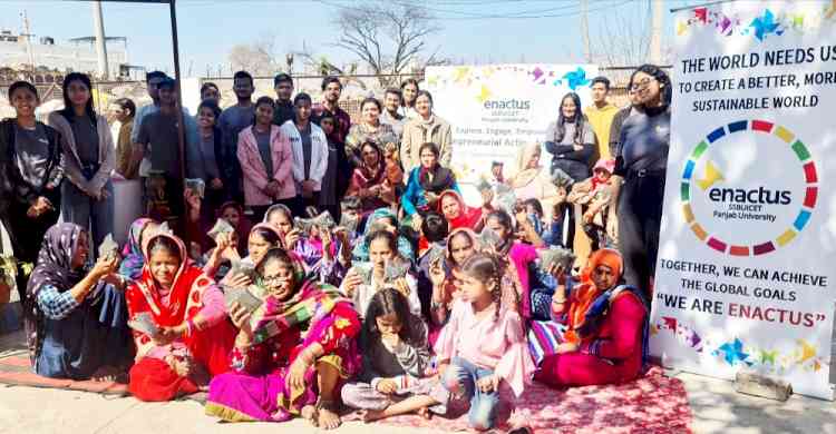 Financial literacy workshop for potters of Maloya by Enactus team of Panjab University