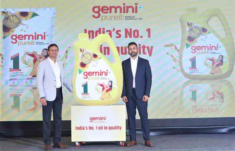 Cargill forays into South India with its edible oil portfolio, launches Gemini Pureit, India’s No.1 Quality Sunflower oil brand