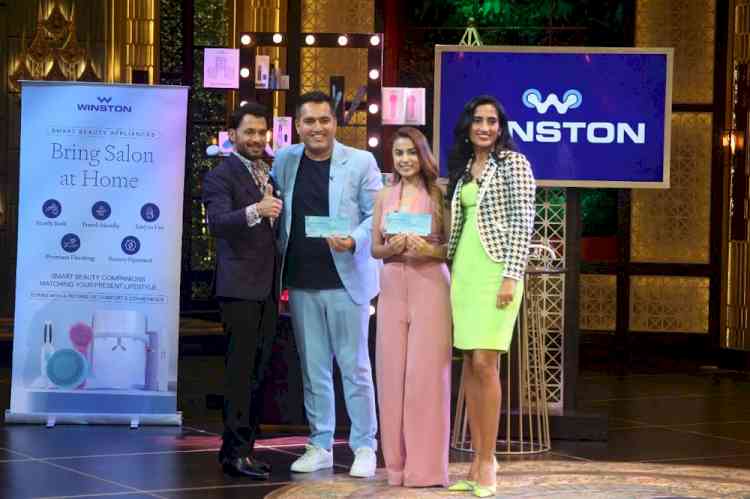 Winston secures a funding ₹1 crore from Shark Tank  