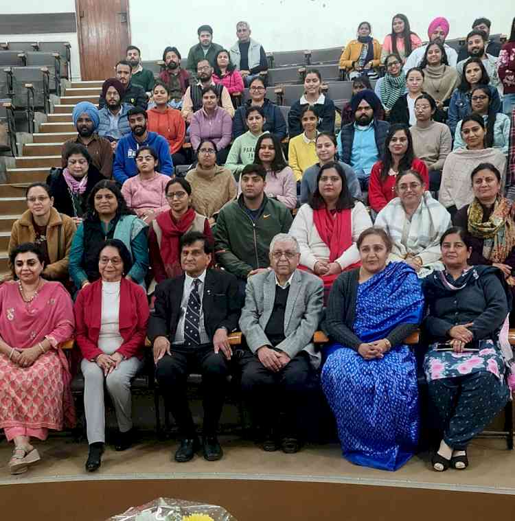 Panjab University organized Colloquium lecture today 