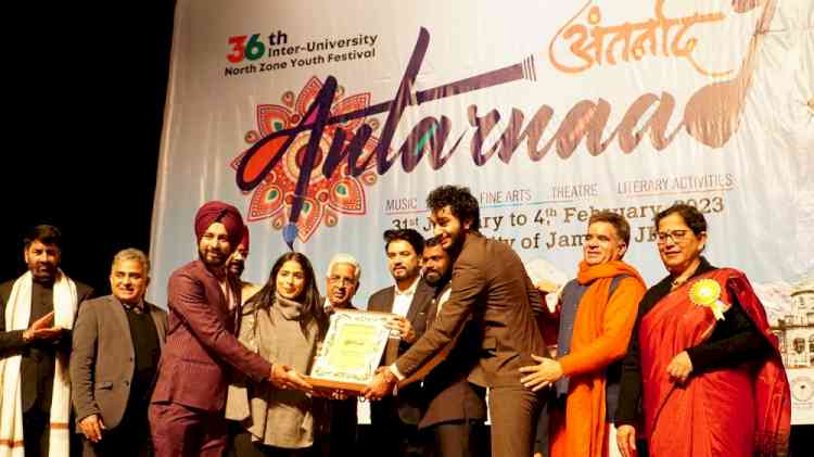 LPU lifted AIU’s overall 1st Runners Up Trophy for Inter-University North Zone Youth Festival-2023